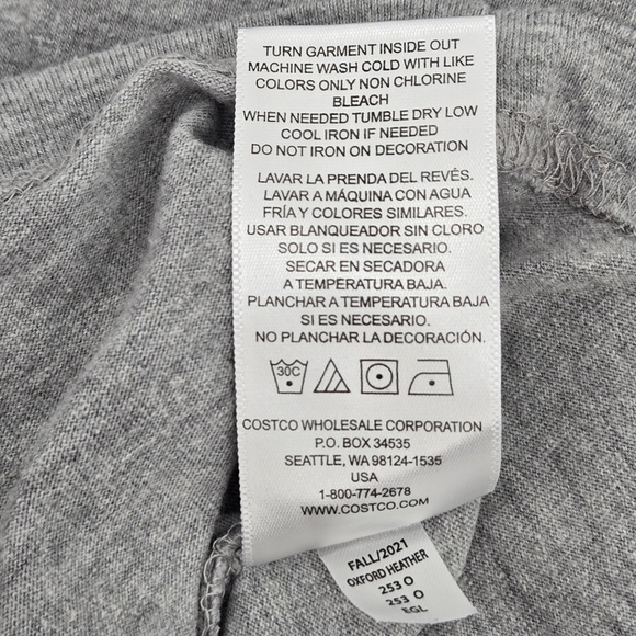 Champion Gray Men's T-Shirt SIZE:LARGE - Picture 8 of 9